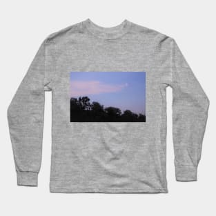 Summer Moon over the Lake Long Sleeve T-Shirt